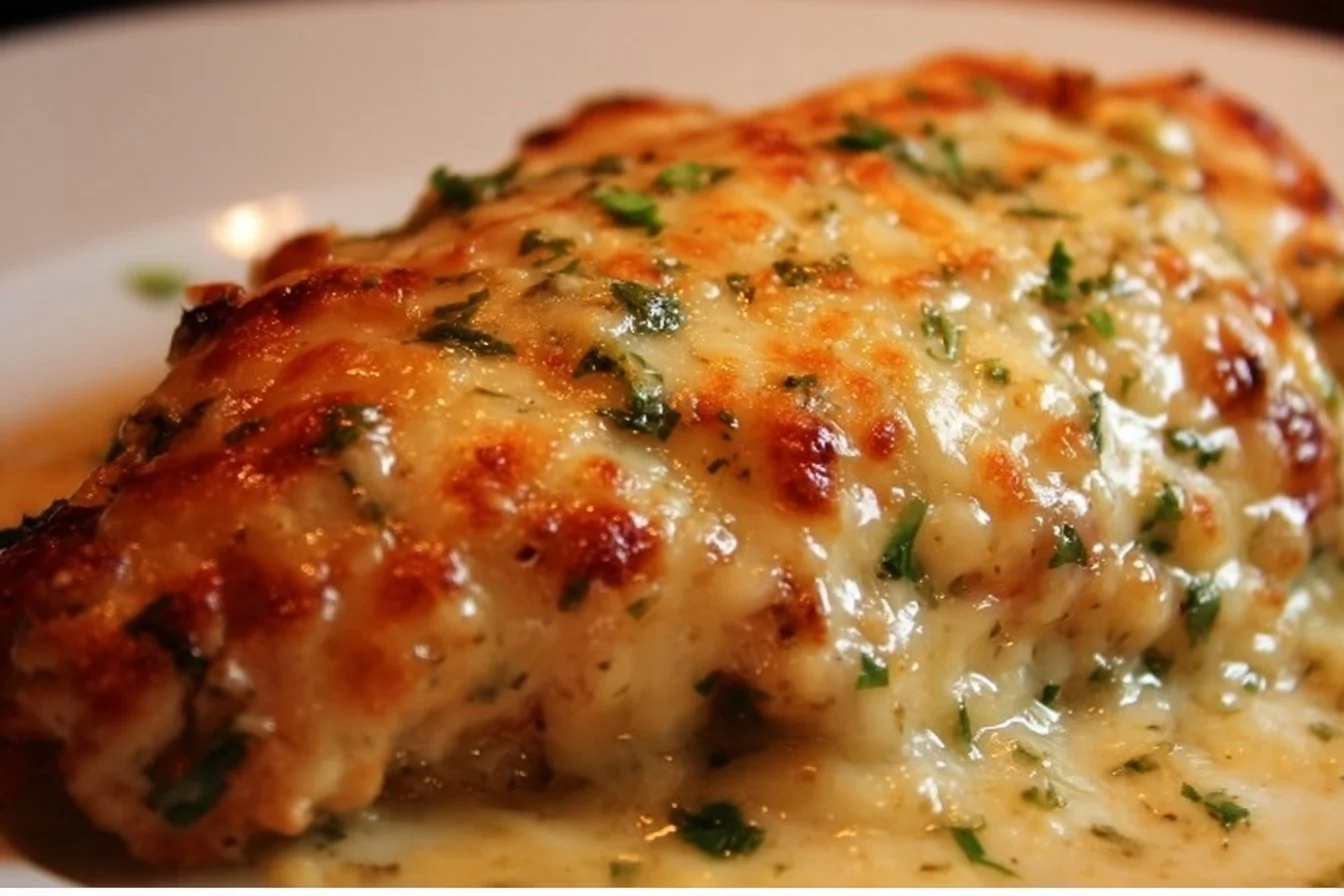 Easy Garlic Parmesan Chicken Bake