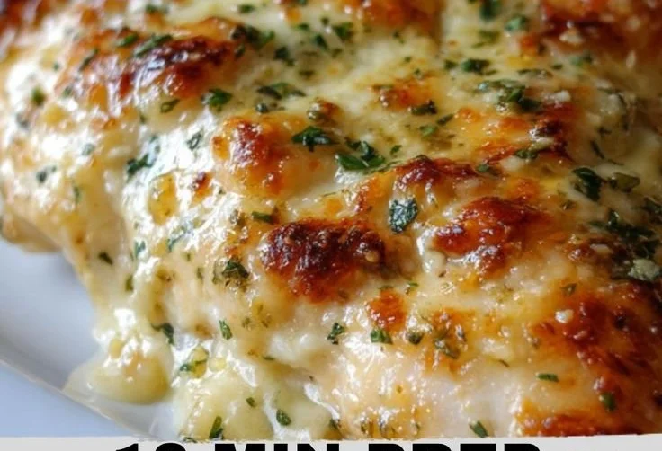 Easy Garlic Parmesan Chicken Bake
