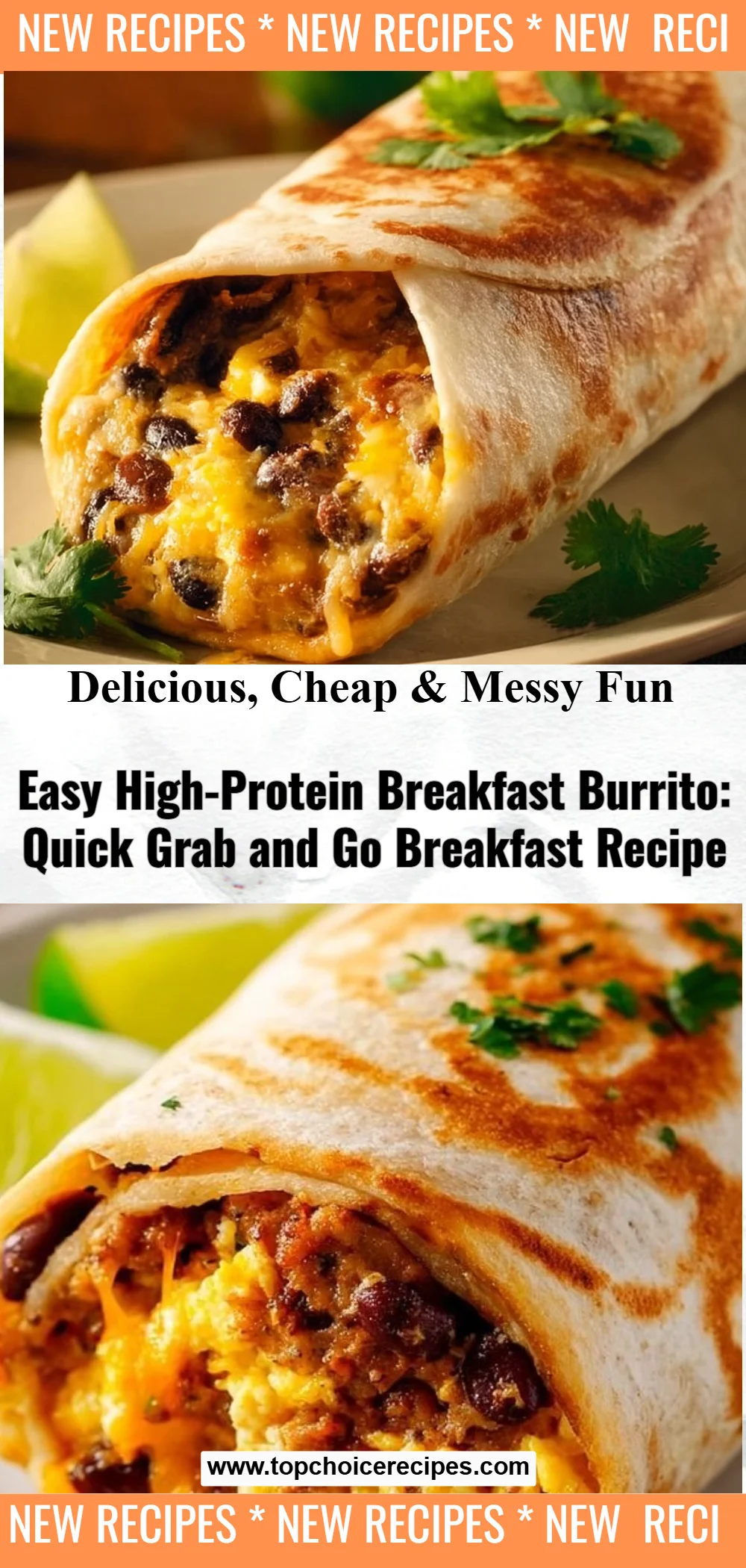 Easy High-Protein Breakfast Burrito
