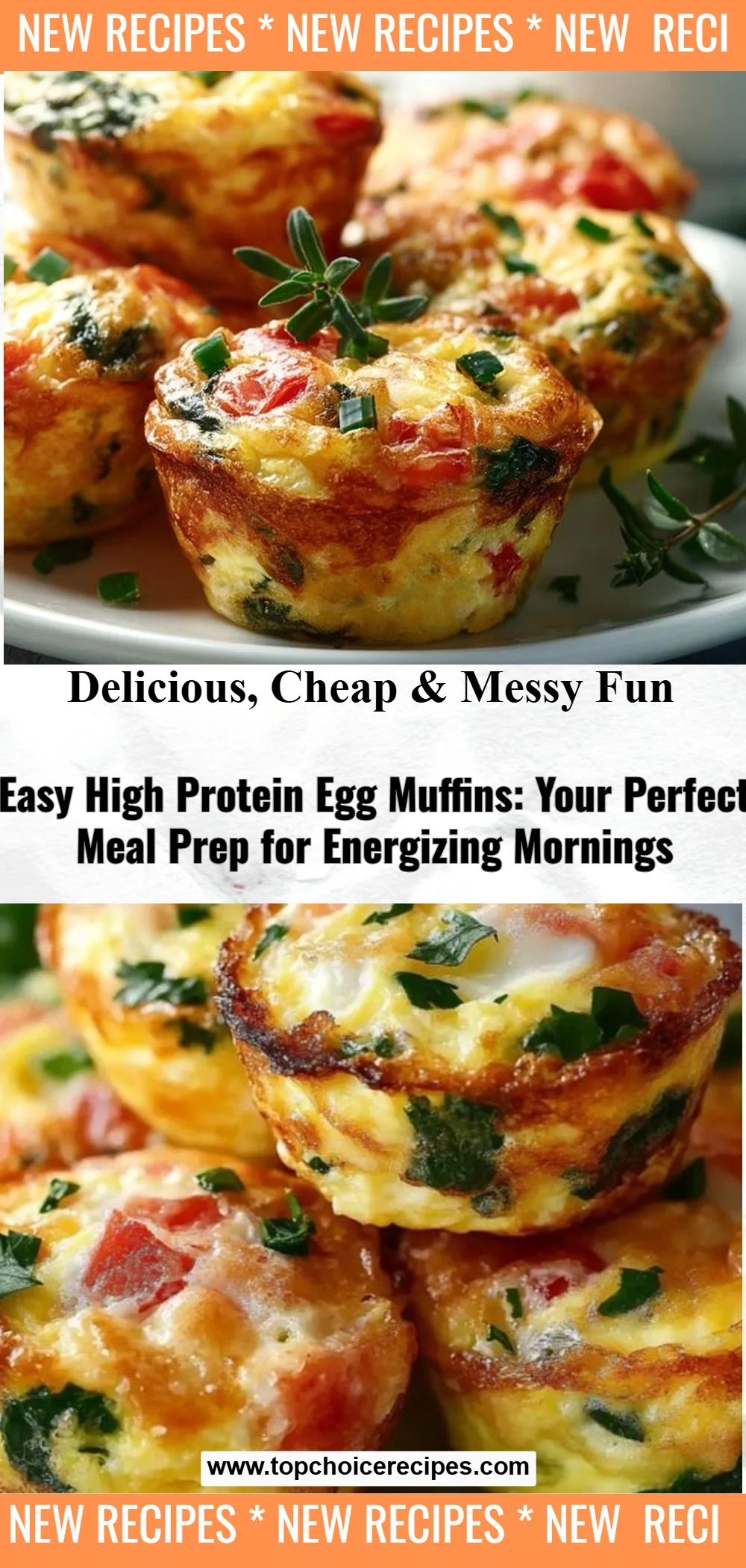 Easy High Protein Egg Muffins