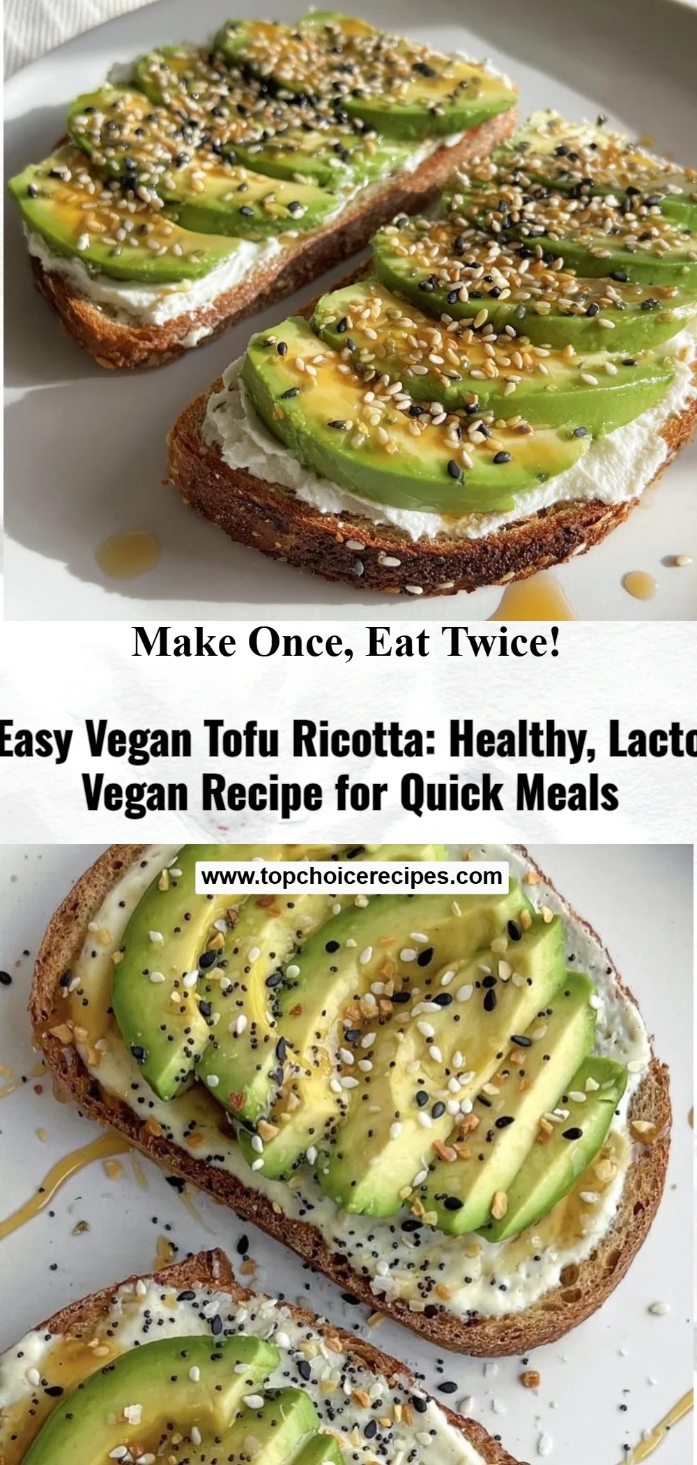 Easy Vegan Tofu Ricotta