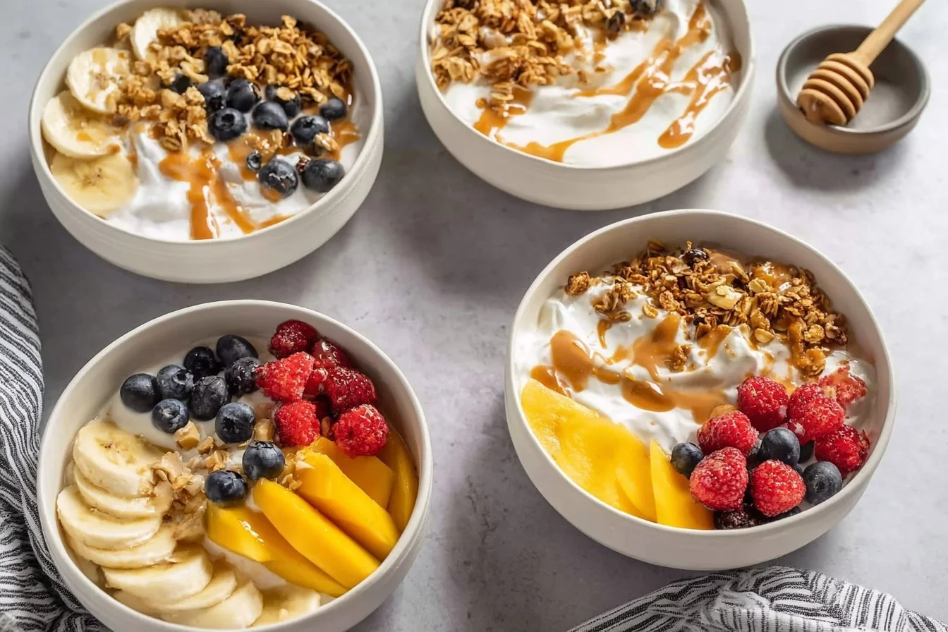 Easy Yogurt Granola Bowls (4 Ways) 6 Easy Yogurt Granola Bowls (4 Ways)