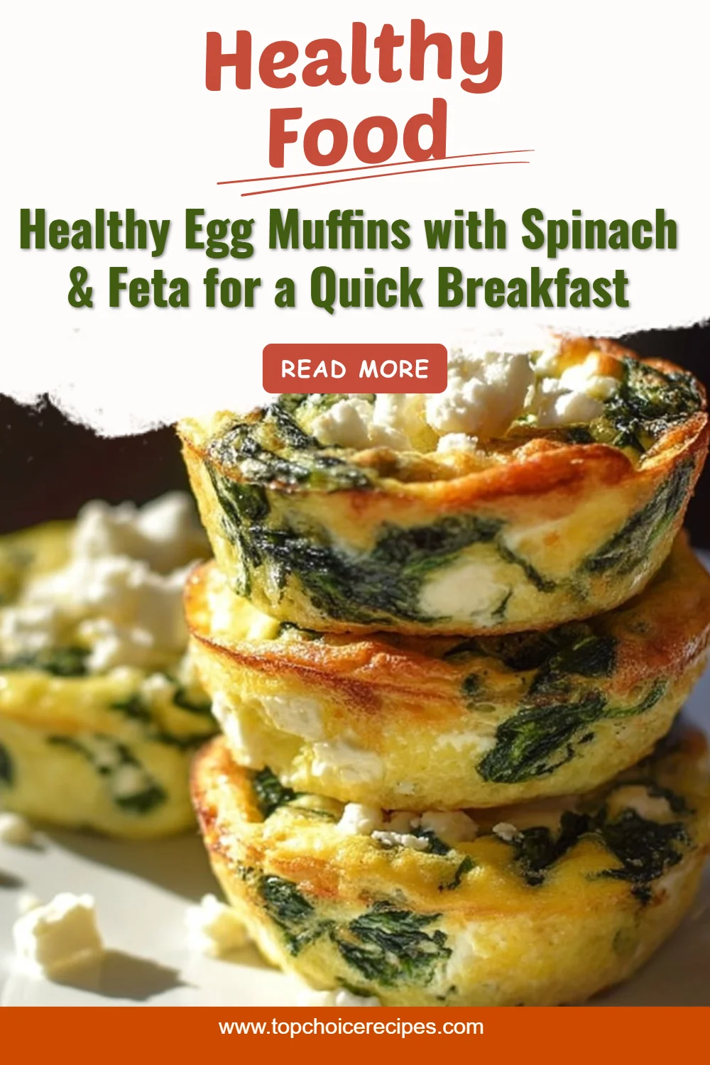 Egg Muffins with Spinach and Feta