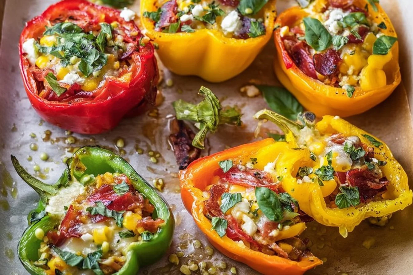 Egg Stuffed Breakfast Peppers