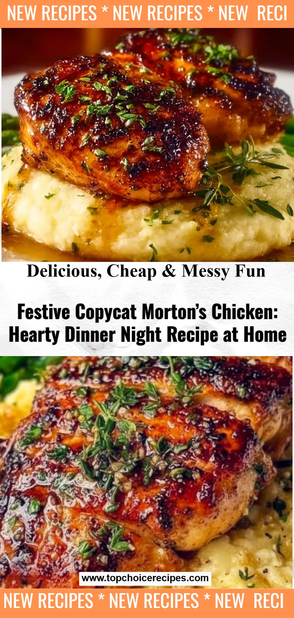 Festive Copycat: Morton’s Chicken 5 Festive Copycat: Morton’s Chicken