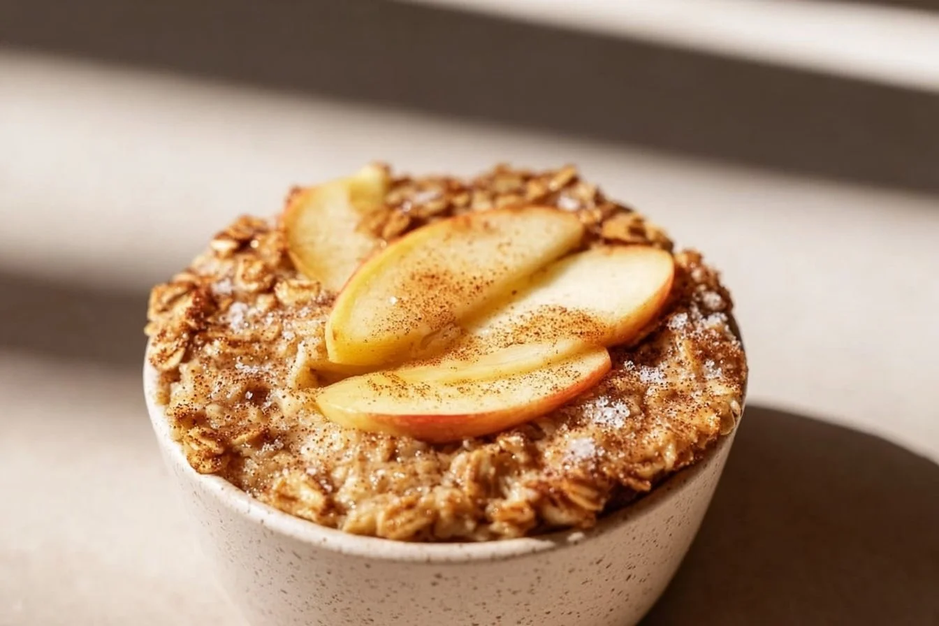Fluffy Baked Apple Cinnamon Oatmeal Cups