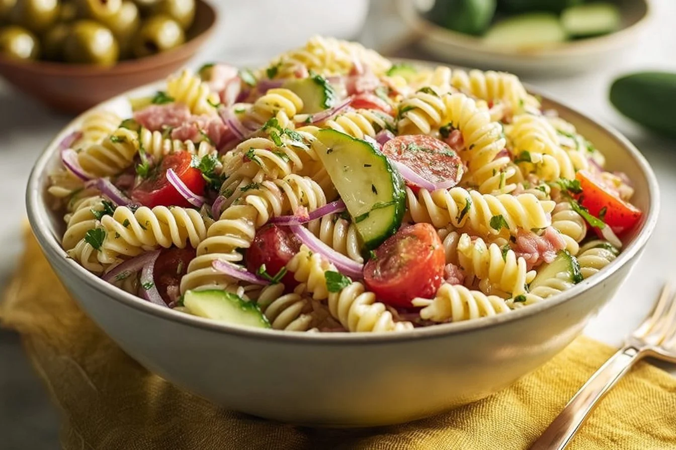 Gluten Free High Protein Pasta Salad