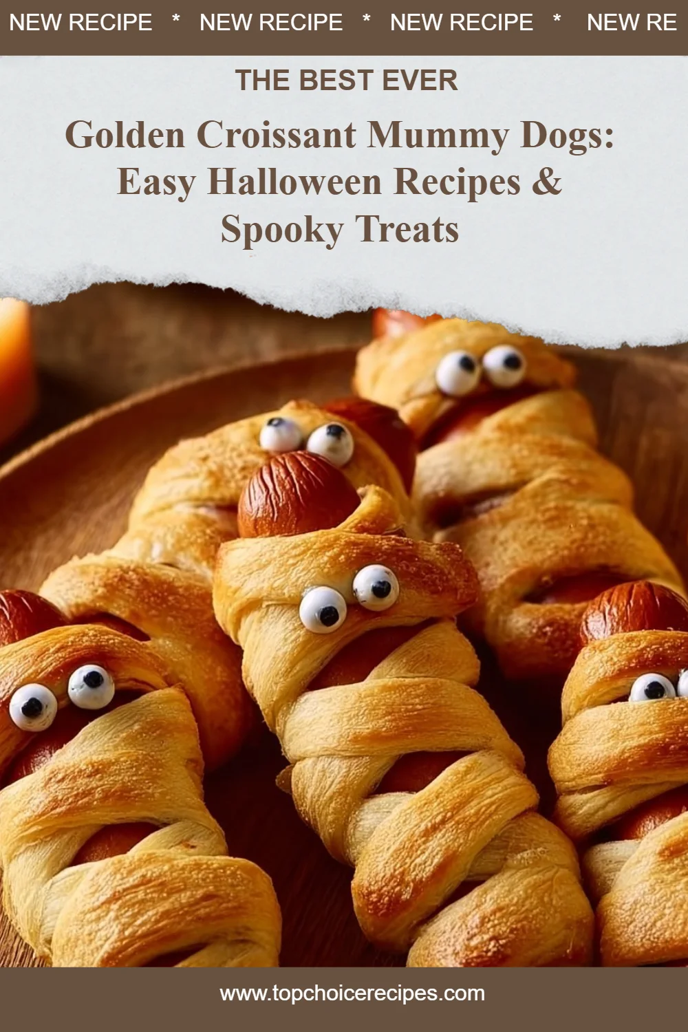 Golden Croissant Mummy Dogs