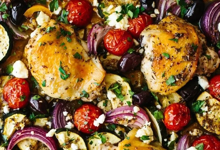 Greek Sheet Pan Chicken