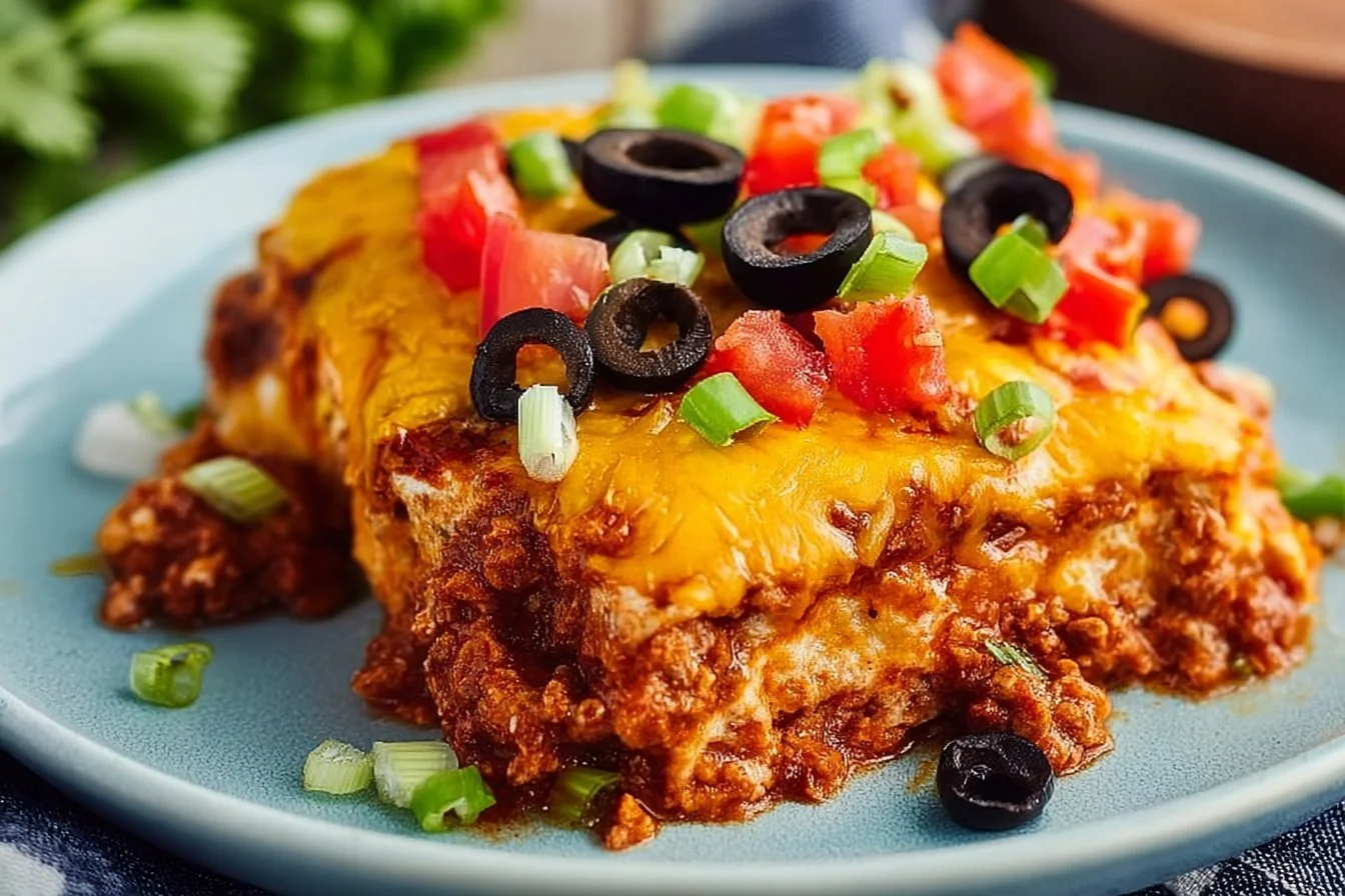 Ground Turkey Taco Casserole
