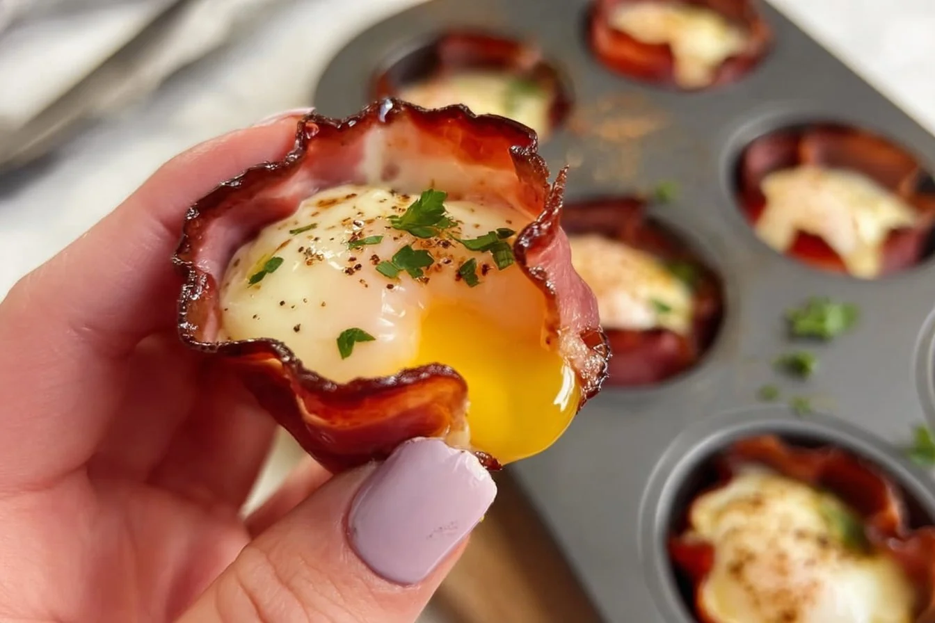 Ham and Cheese Egg Cups 6 Ham and Cheese Egg Cups