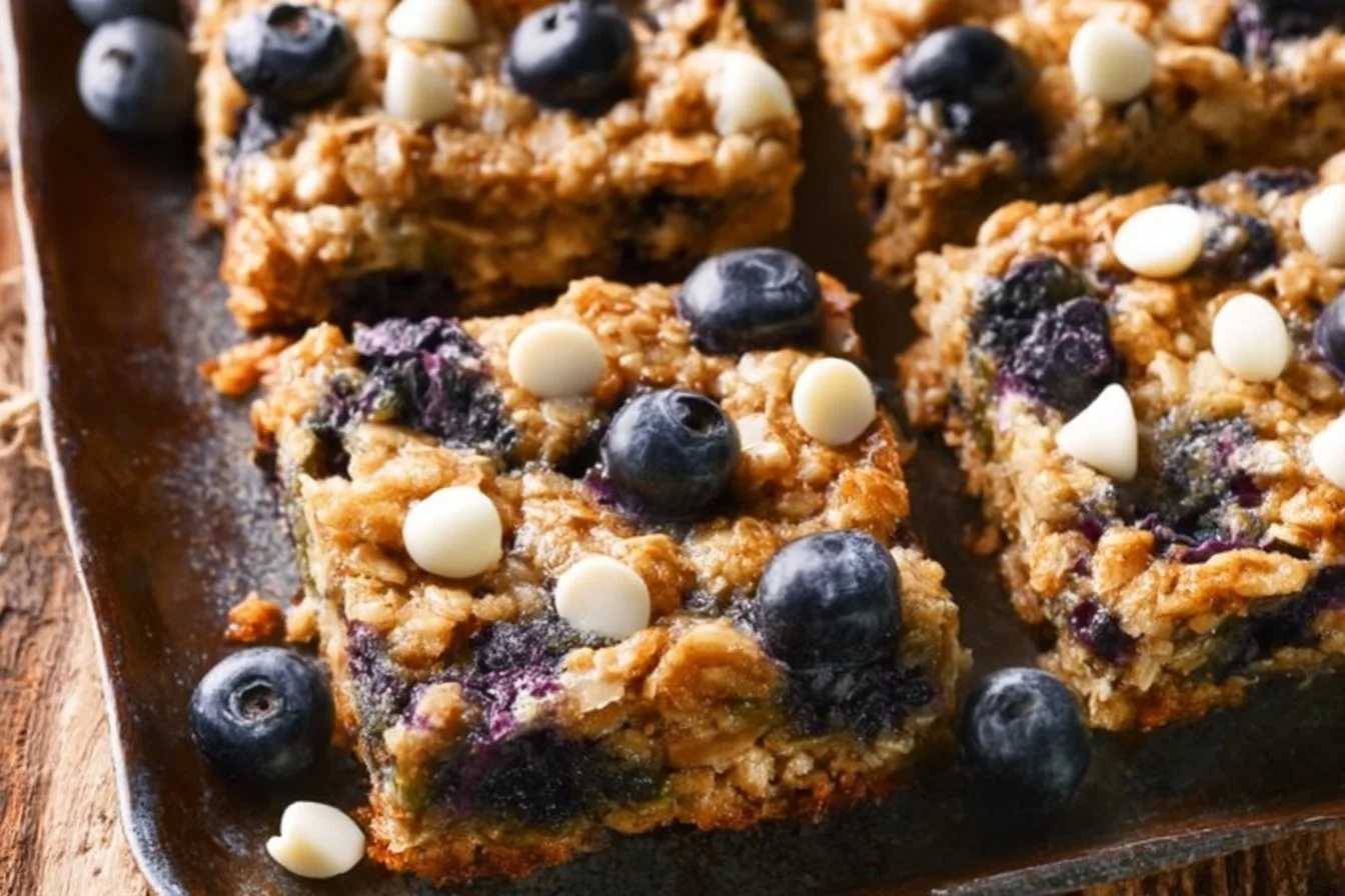 Healthy baked blueberry oatmeal recipe for a nutritious breakfast