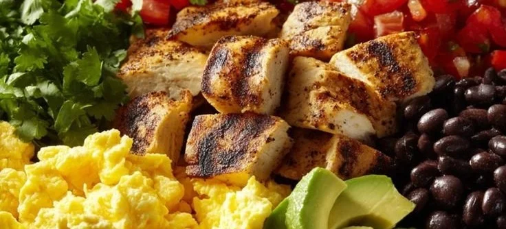 Healthy High-Protein Breakfast Burrito Bowl