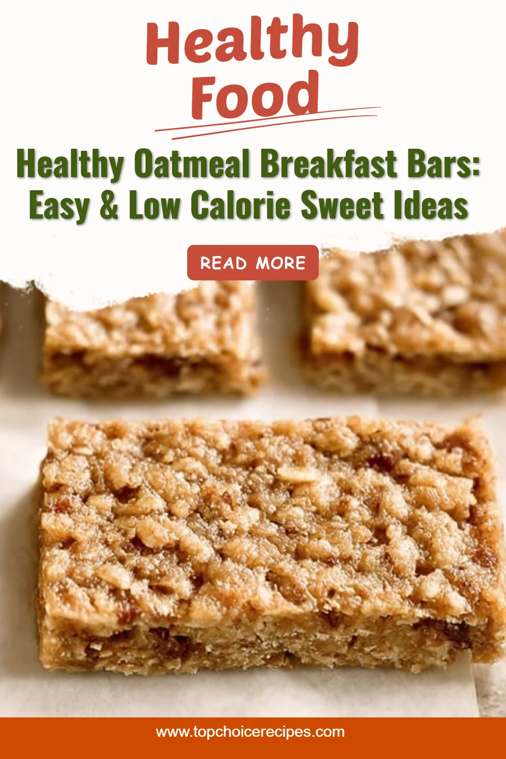 Healthy Oatmeal Breakfast Bars