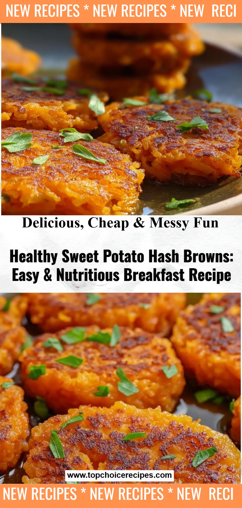 Healthy Sweet Potato Hash Browns