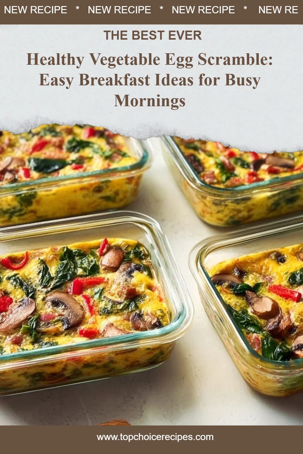 Healthy Vegetable Egg Scramble