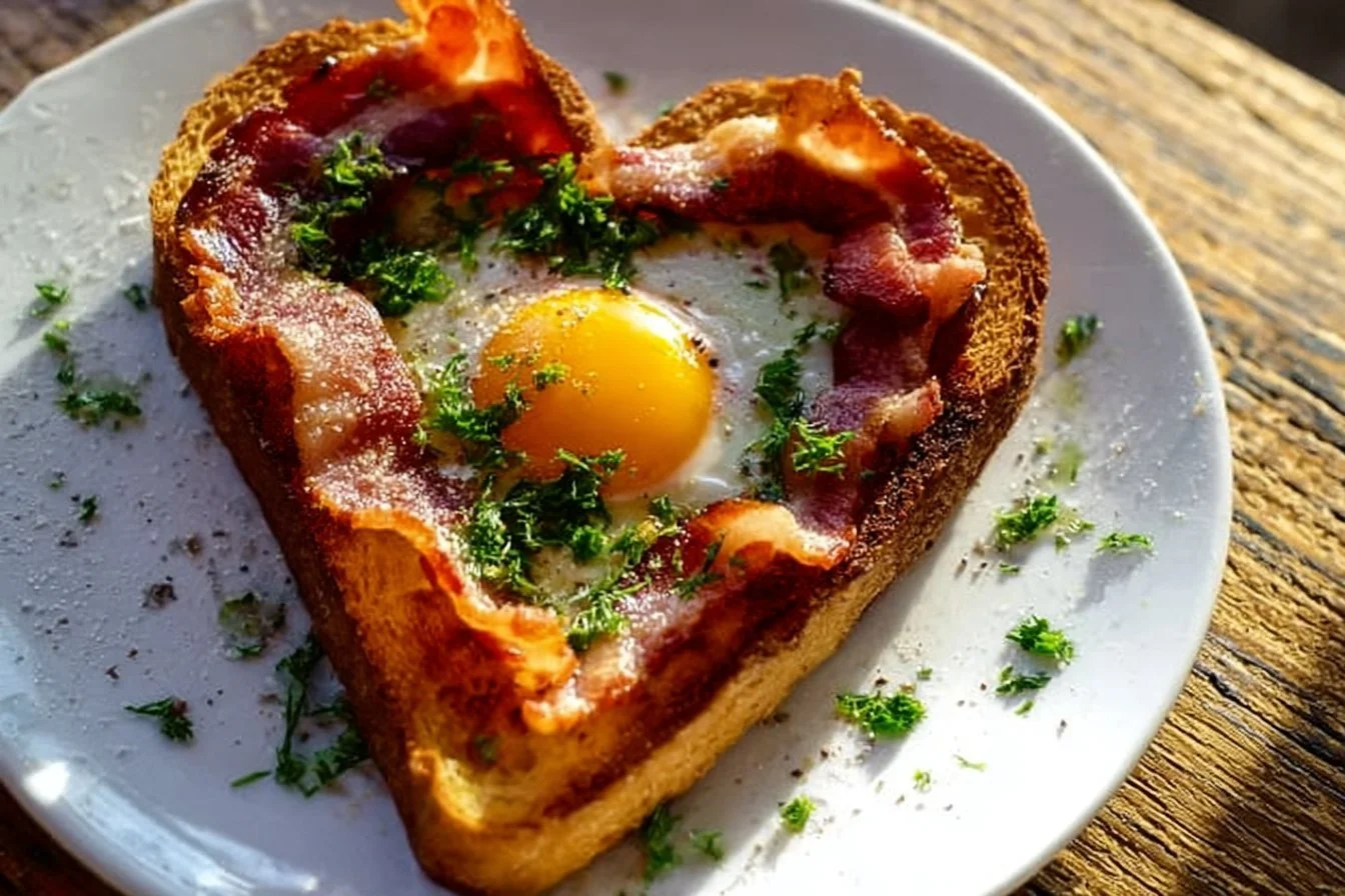 Heart-Shaped Pancakes for Valentine's Day