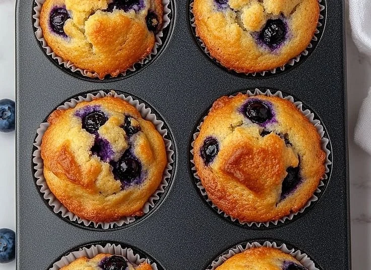 Hearty Blueberry Protein Muffins