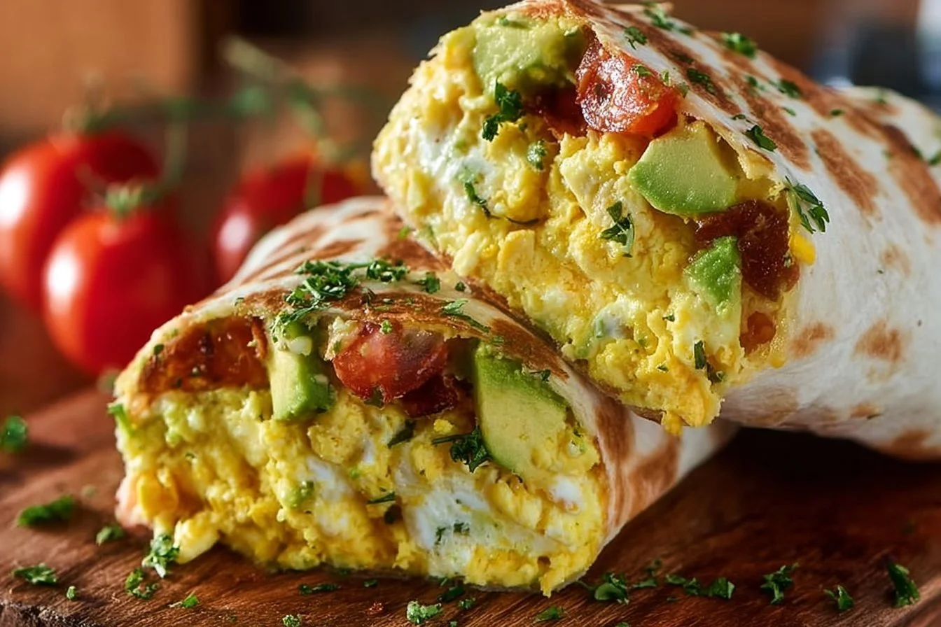High-Protein Breakfast Wrap with Cottage Cheese and Avocado 8 High-Protein Breakfast Wrap with Cottage Cheese and Avocado
