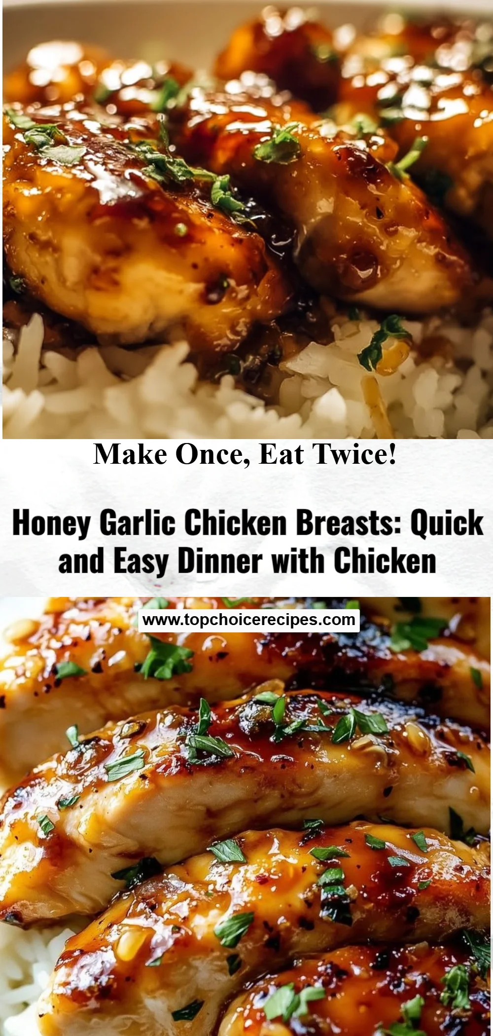 Honey Garlic Chicken Breasts