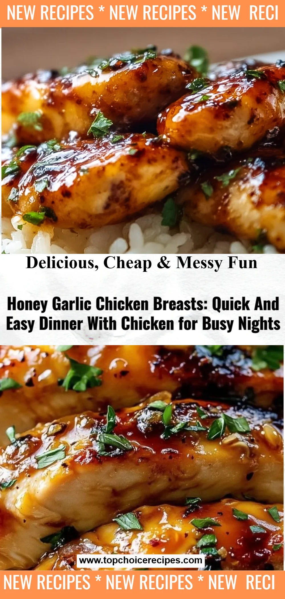 Honey Garlic Chicken Breasts