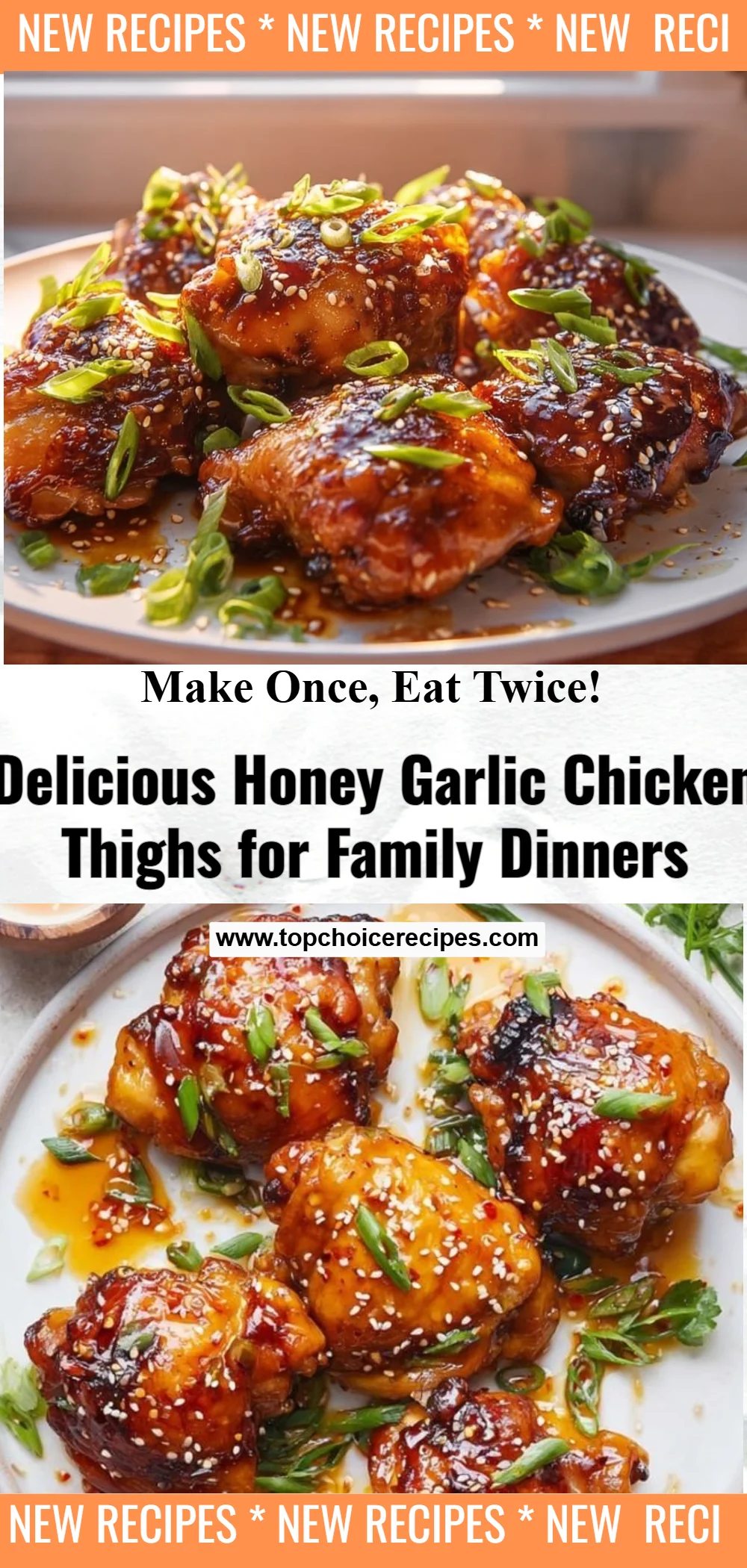 Honey Garlic Chicken Thighs