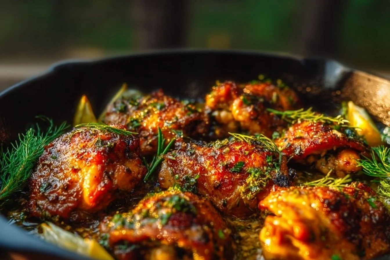 Honey Garlic Chicken Thighs