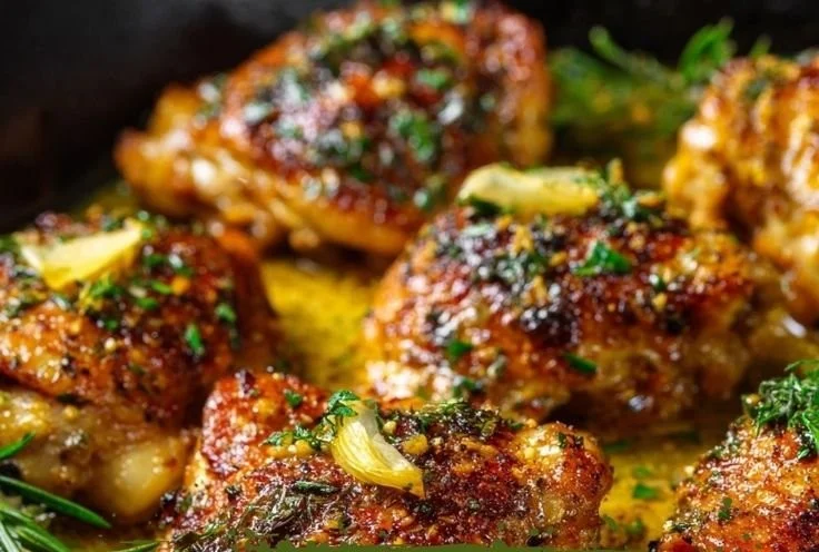 Honey Garlic Chicken Thighs