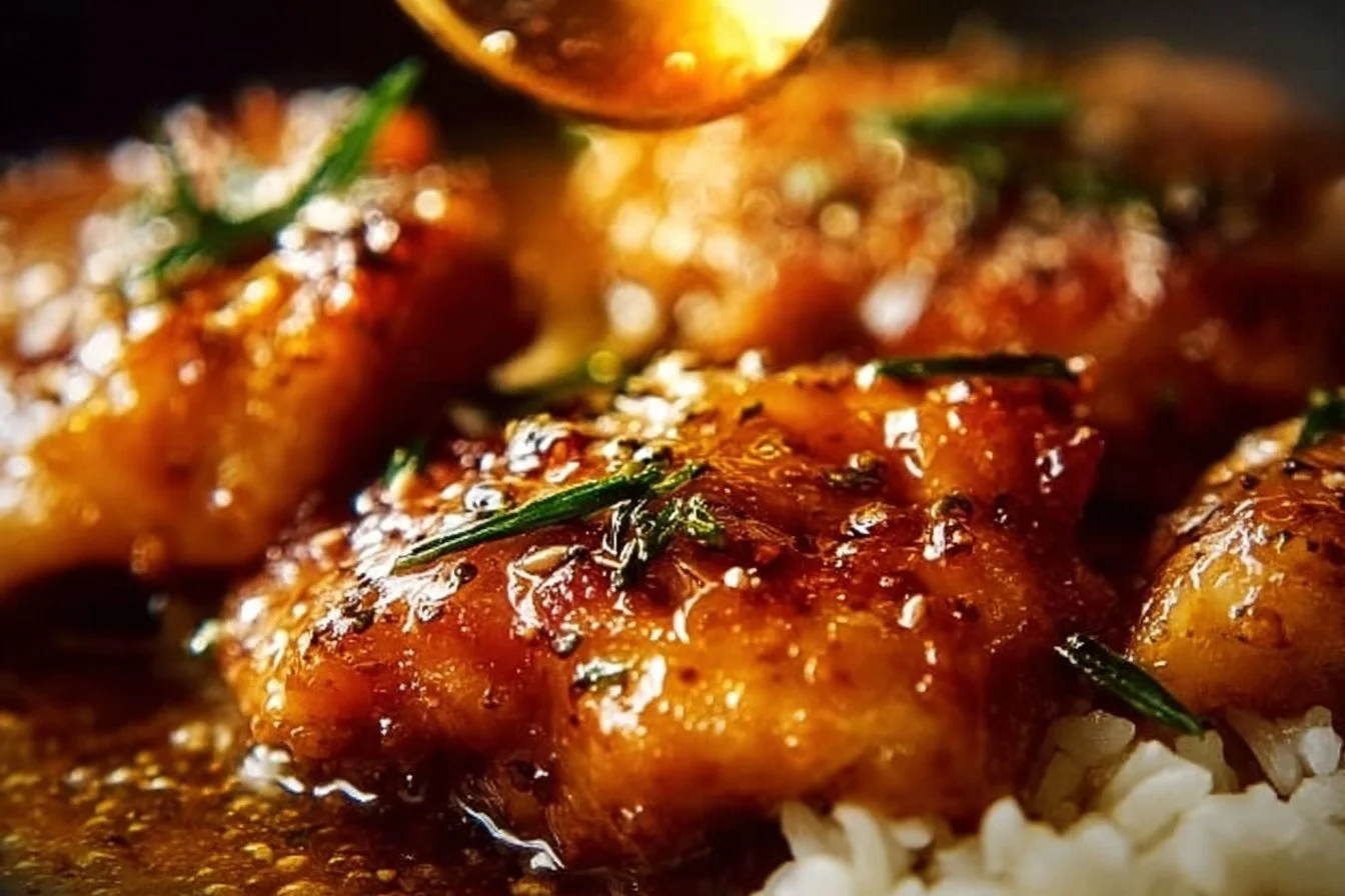 Honey Garlic Chicken Thighs 6 Honey Garlic Chicken Thighs