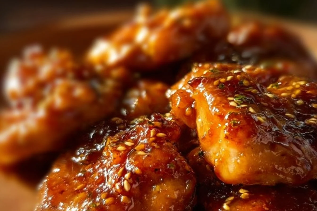 Incredible 30-Min Sweet & Savory Honey Garlic Chicken 4 30-Minute Honey Garlic Chicken dish, sweet and savory flavors on a plate