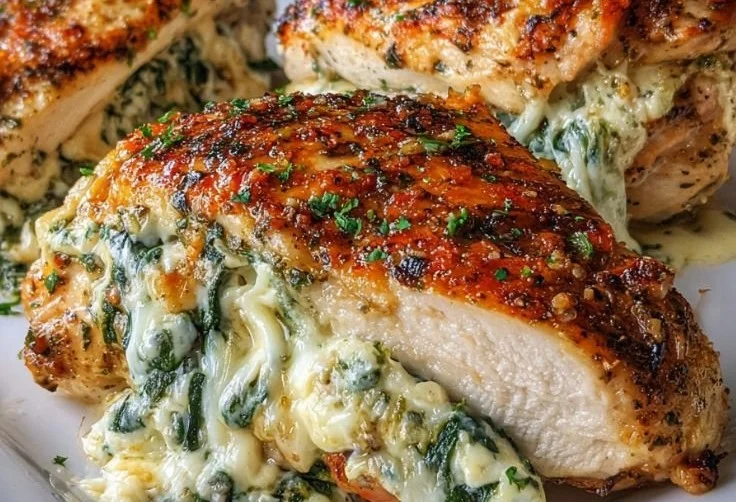 Irresistible Ruth's Chris Stuffed Chicken Copycat