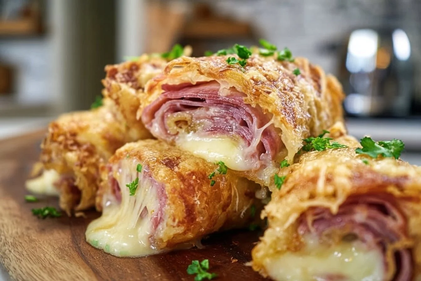 Keto Crispy Reuben Roll-Ups