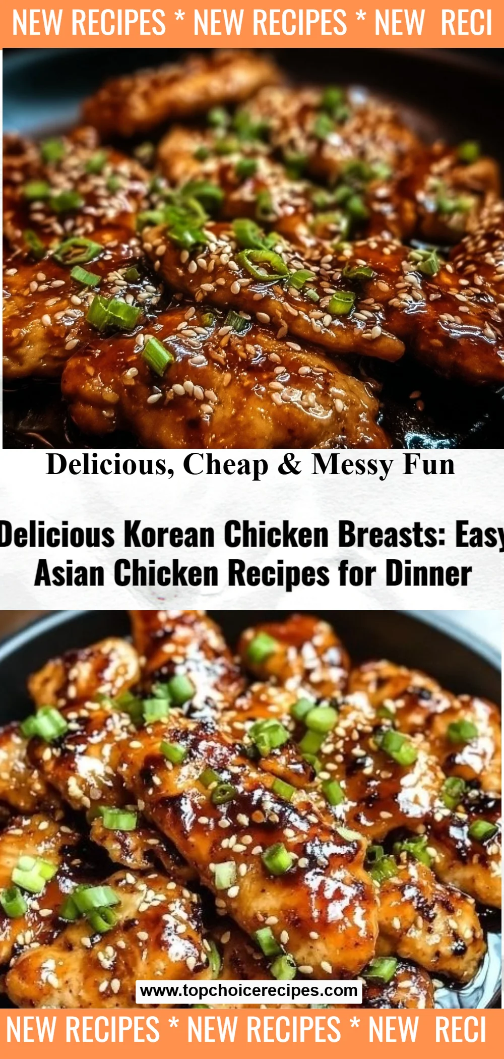 Korean Chicken Breasts 6 Korean Chicken Breasts
