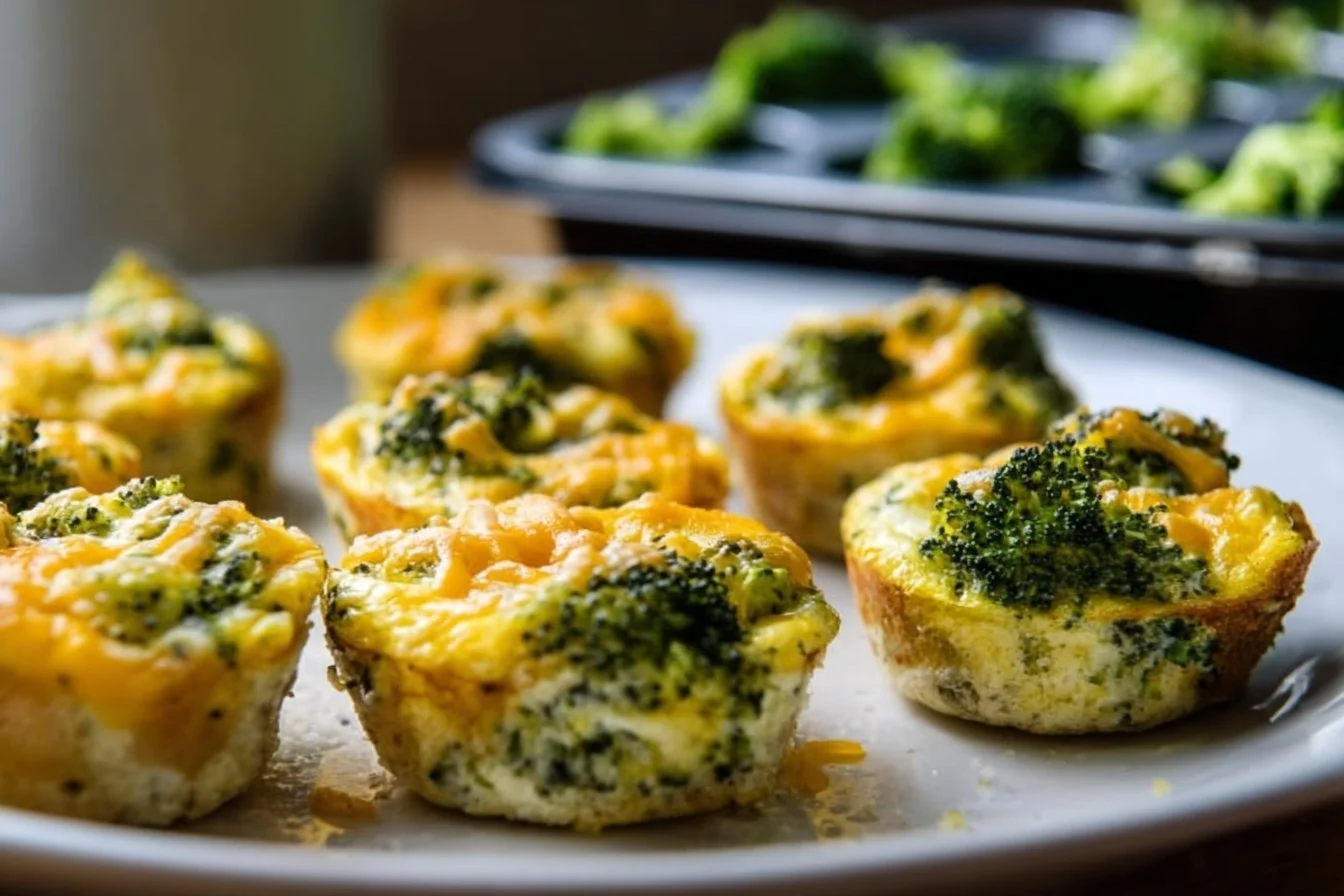 Meal Prep Broccoli and Cheese Egg Muffins