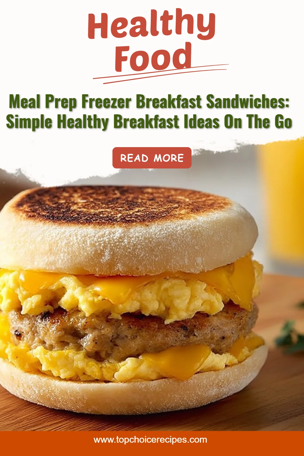 Meal Prep Freezer Breakfast Sandwiches