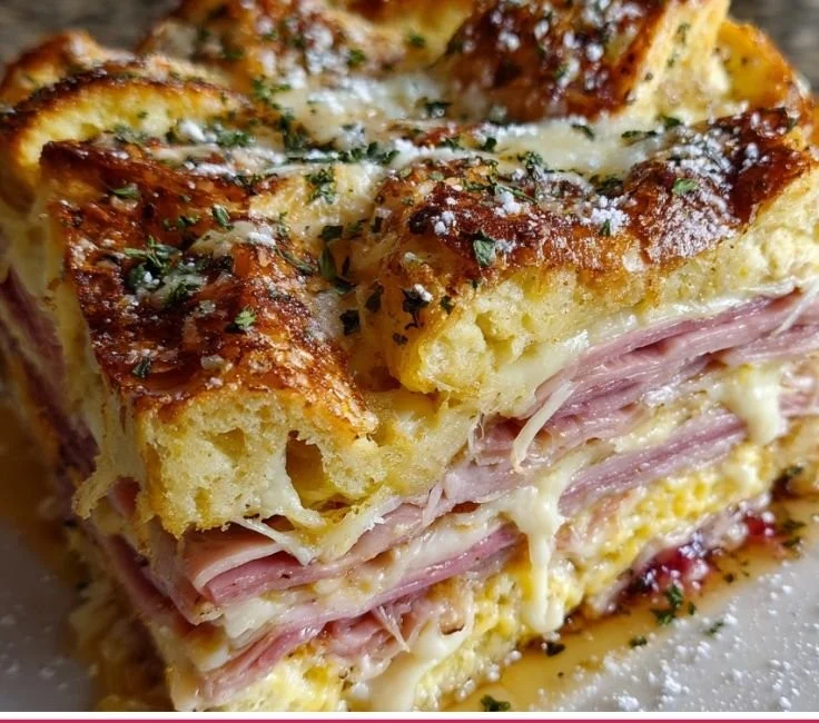 Monte Cristo Breakfast Casserole 5 Monte Cristo Breakfast Casserole