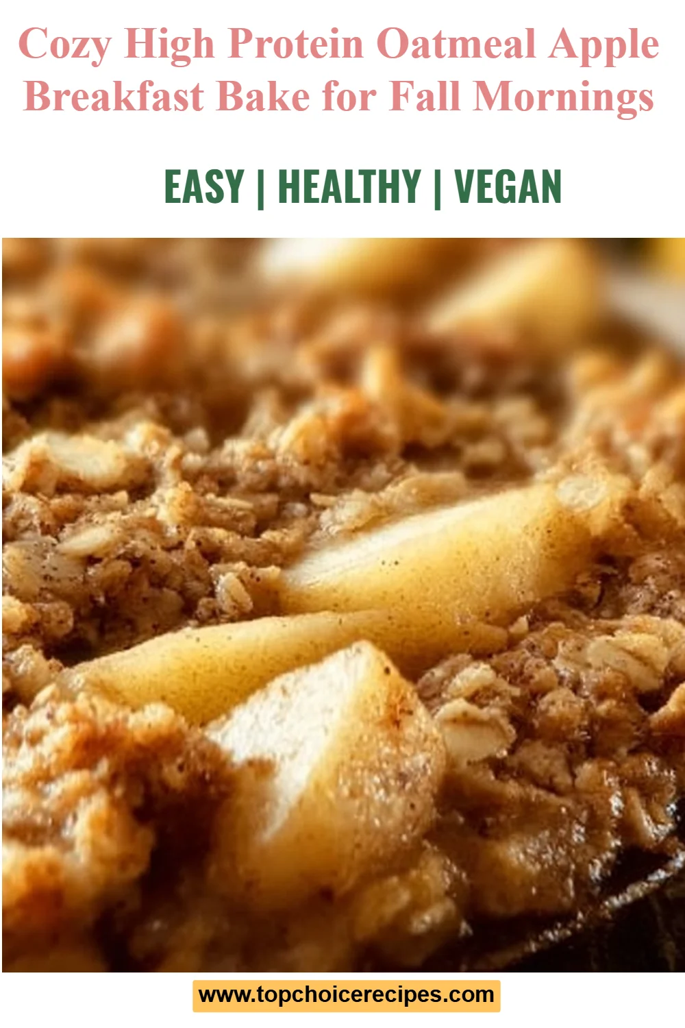 Oatmeal Apple Breakfast Bake