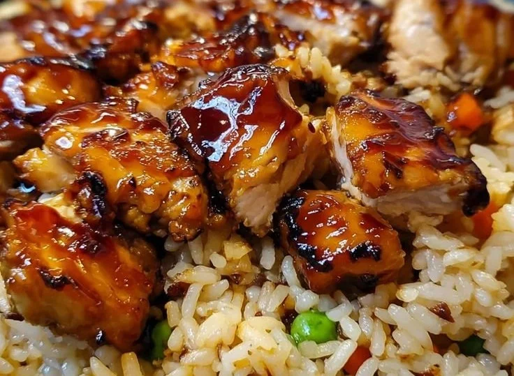 One-Pan Bold Honey BBQ Chicken Rice 4 One-Pan Bold Honey BBQ Chicken Rice