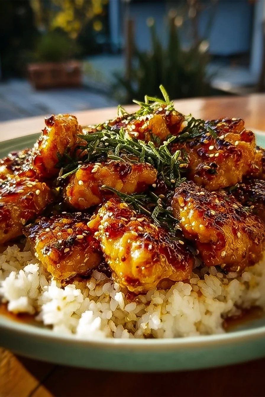 Home 4 One-Pan Honey Butter Garlic Chicken & Rice