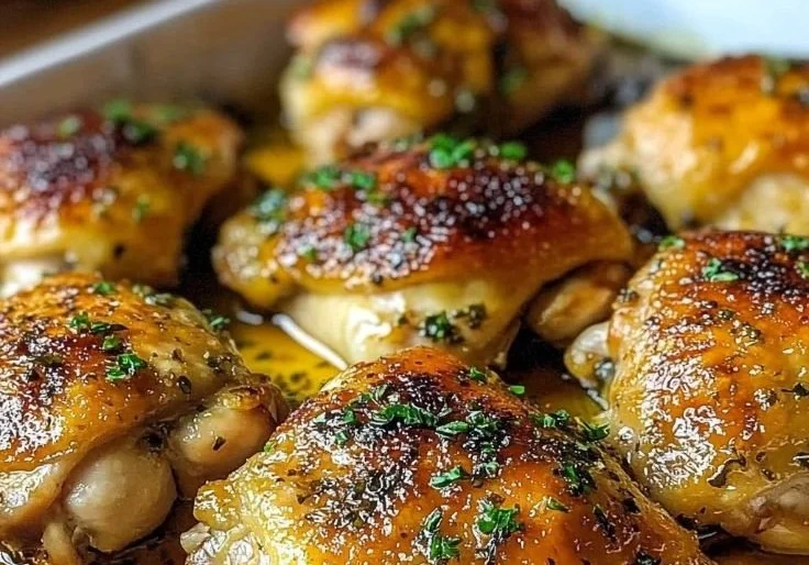 Oven-Baked Chicken Thighs