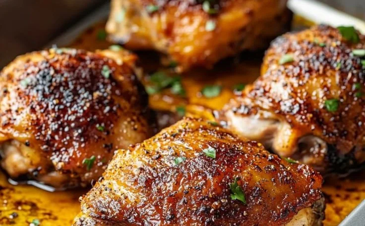 Oven-Roasted Chicken Thighs