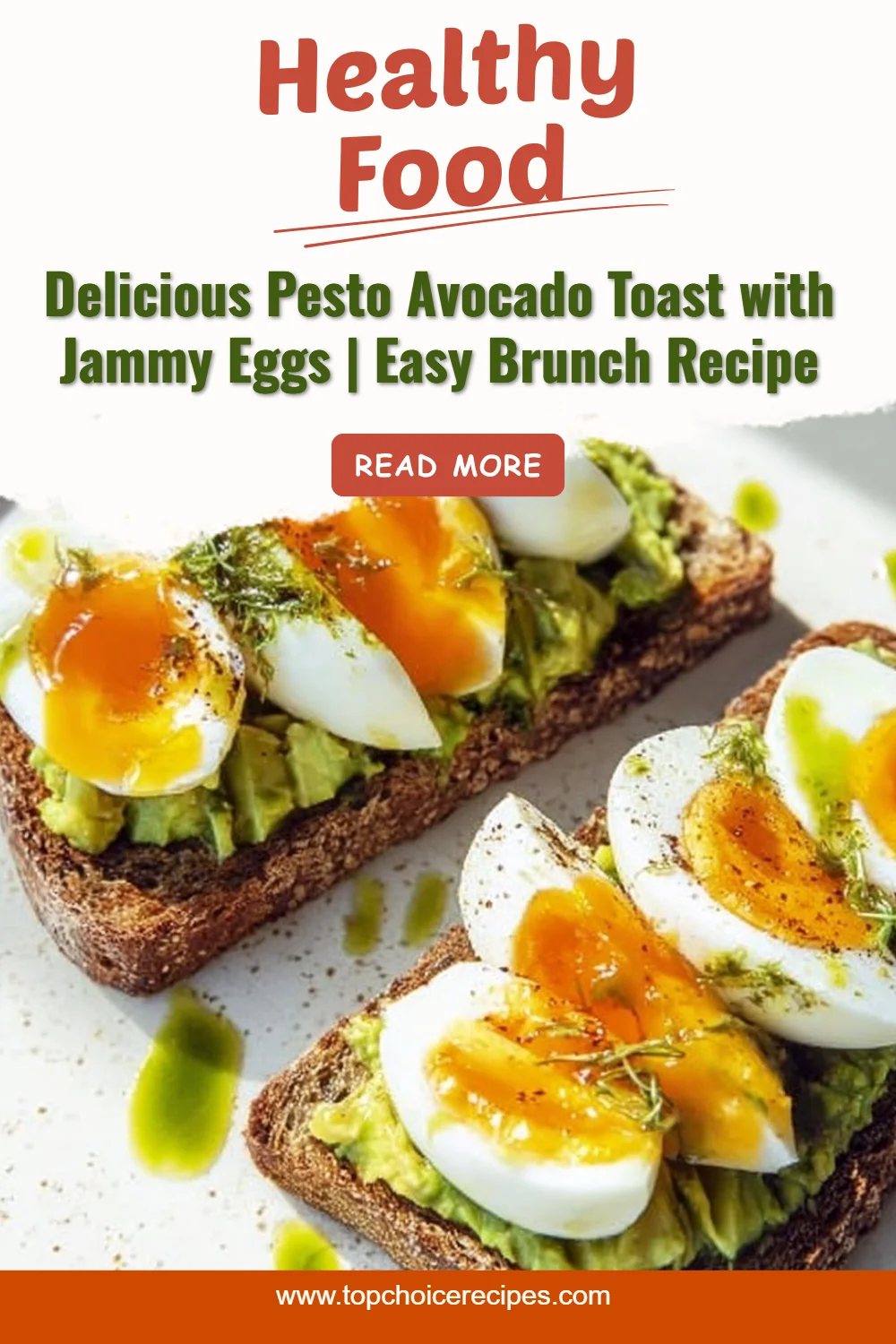 Pesto Avocado Toast with Eggs 5 Pesto Avocado Toast with Eggs