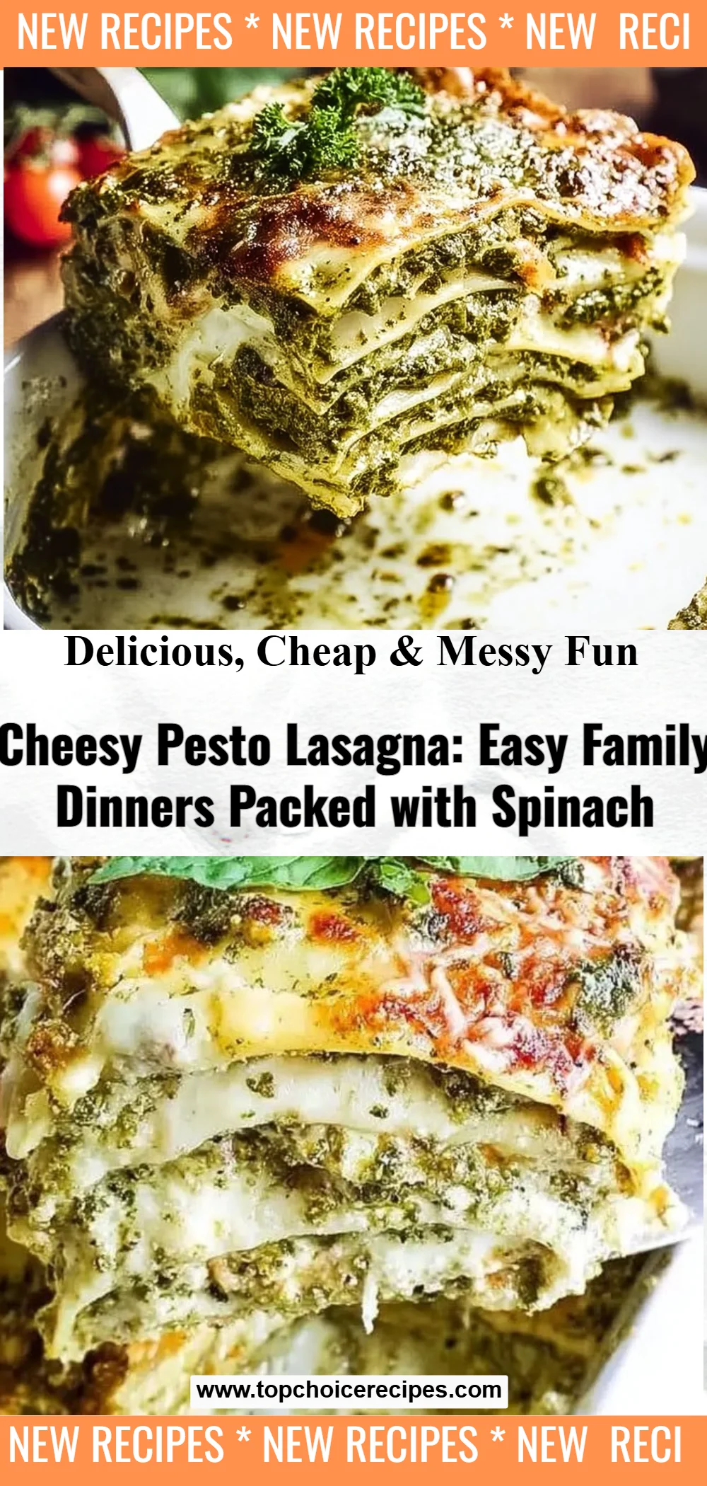 Pesto Lasagna