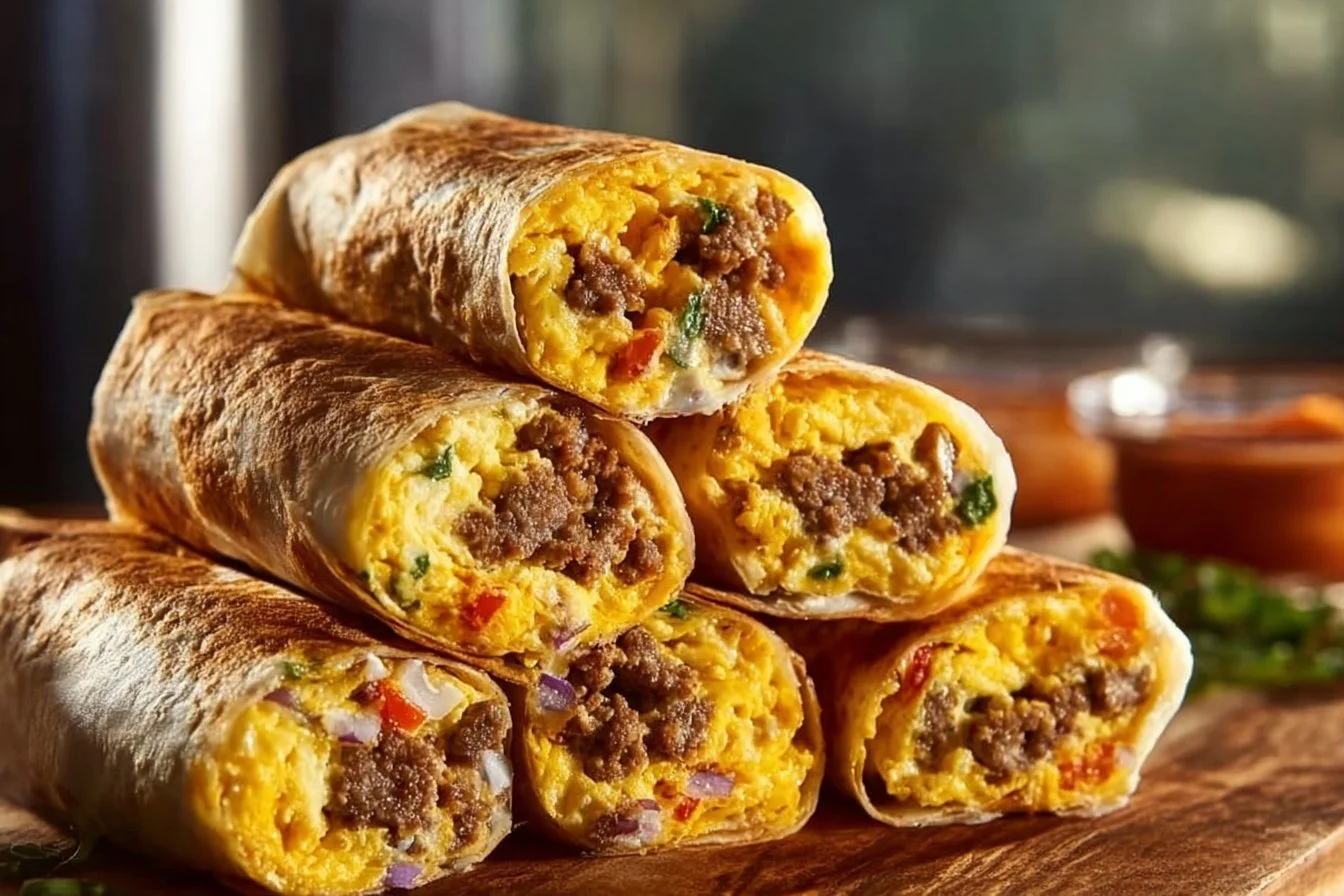 Protein-Packed Breakfast Burritos Ready to Freeze & Reheat