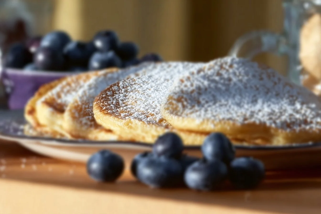 Delicious quark-cakes with oatmeal, a healthy dessert option