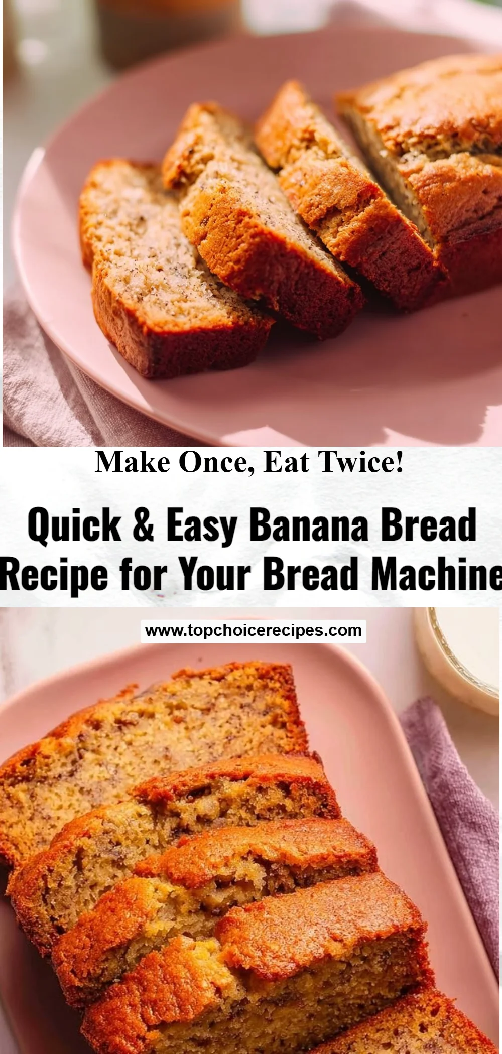 Quick Banana Bread in Your Bread Machine