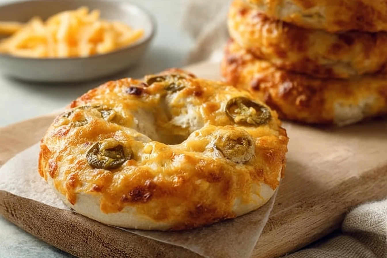 Quick Jalapeno Cheddar Protein Bagels 5 Quick Jalapeno Cheddar Protein Bagels