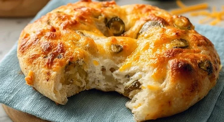 Quick Jalapeno Cheddar Protein Bagels