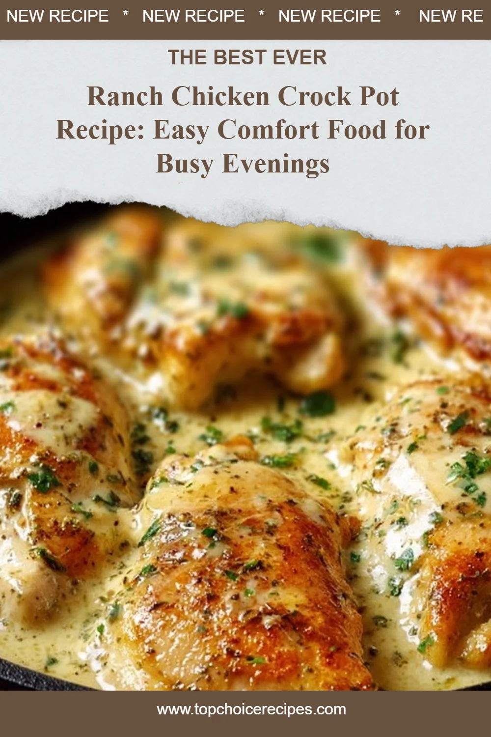 Ranch Chicken Crock Pot Recipe