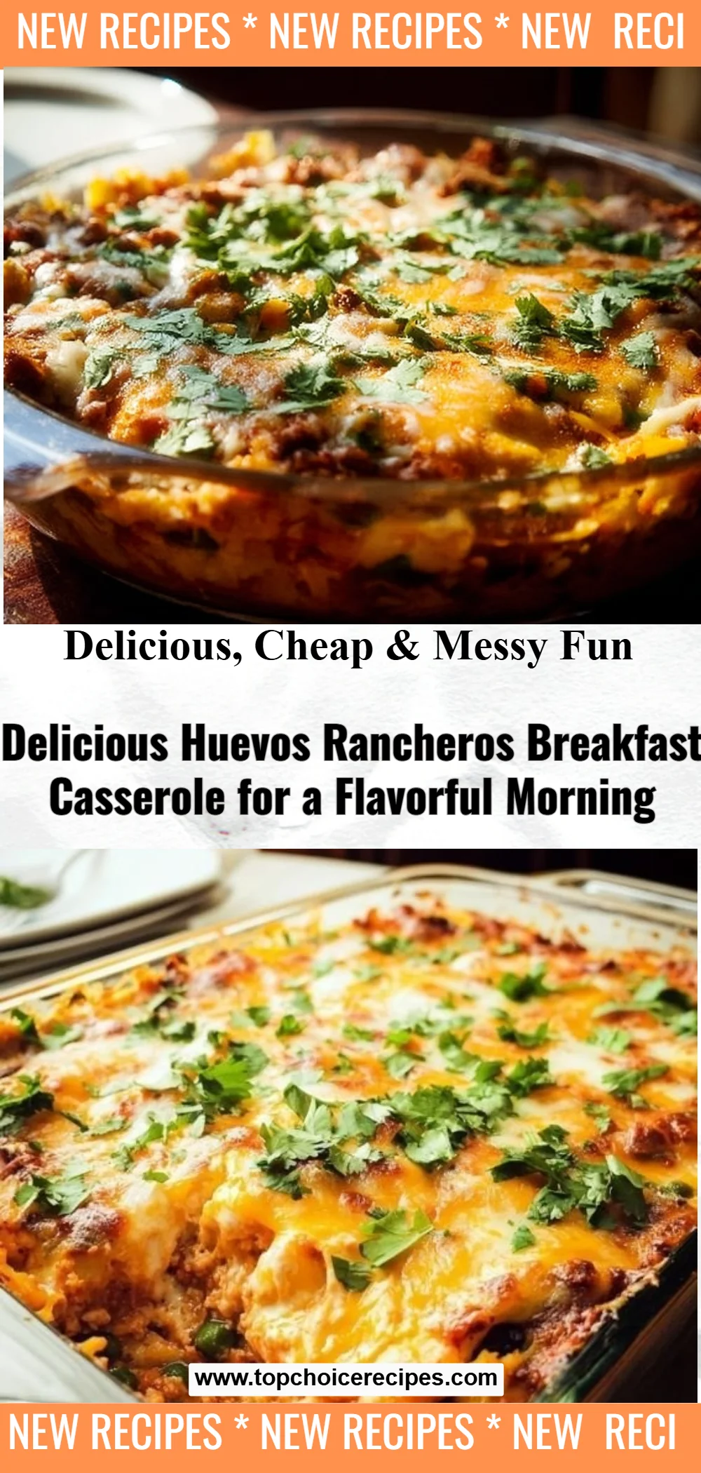 Ranch-Style Eggs Breakfast Casserole